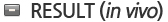 RESULT (in vivo)